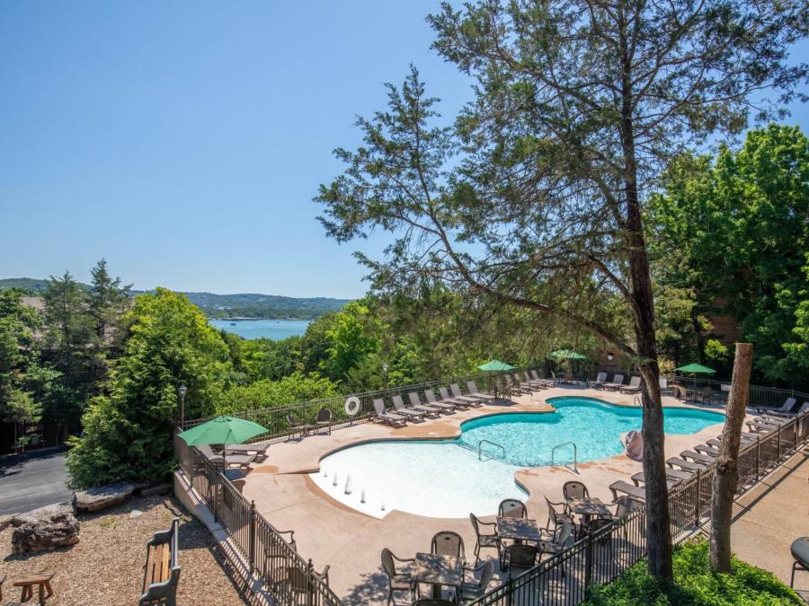 Outdoor Pool Overlooking Table Rock Lake