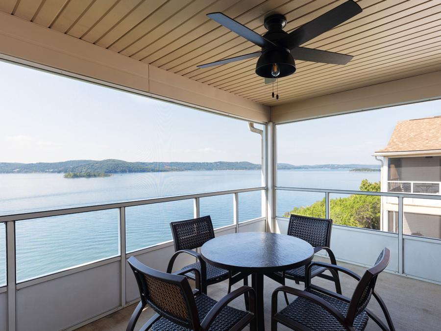 Lakeview from resort room balcony