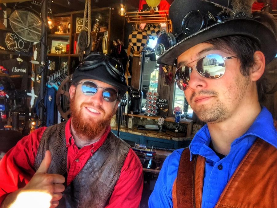Our friendly and knowledgeable Steampunk Pilots