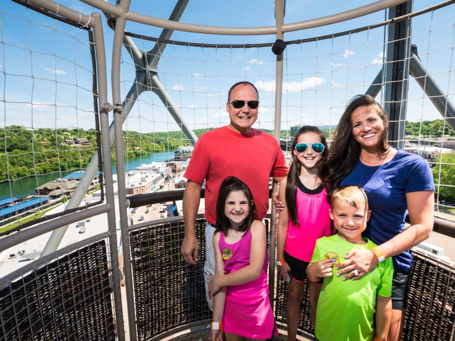 Family time on our Steampunk Balloon