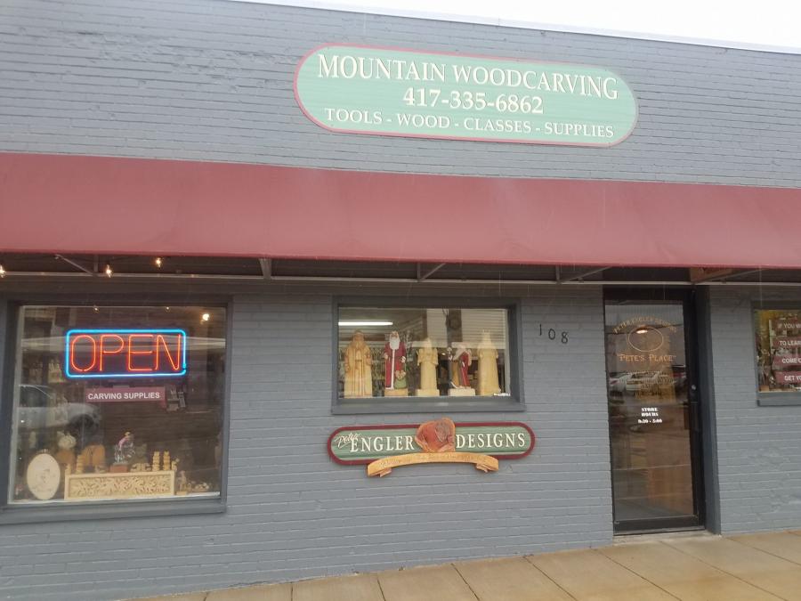 Carving tools, wood supplies, and classes.