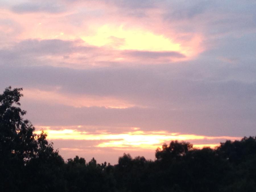 Beautiful sunset views from the front rooms!
