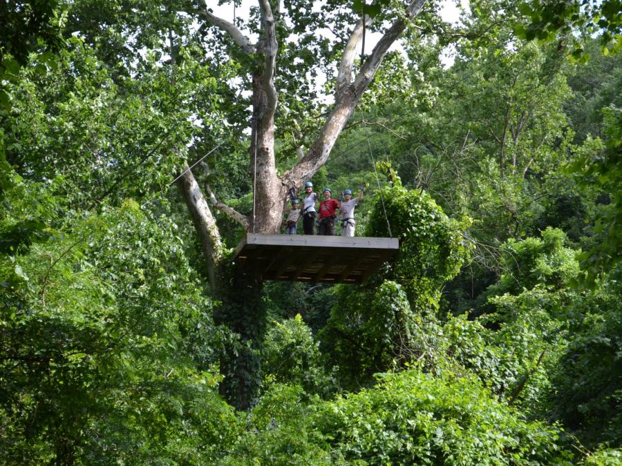 One of our suspended platforms!