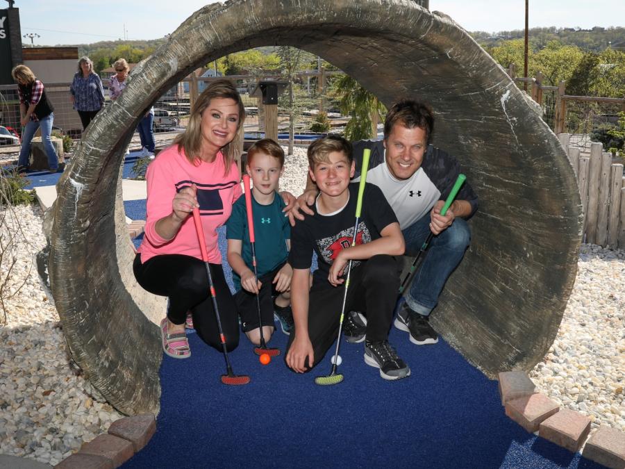 Great spots for Selfies at Bigfoot Mini-Golf