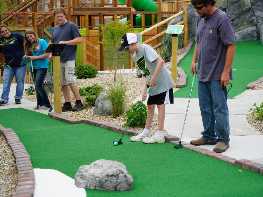 Bigfoot Mini Golf - Putt your way through 18 holes of Sasquatch themed fun!