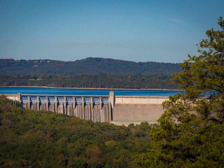 Table Rock Dam from Scenic Overlook