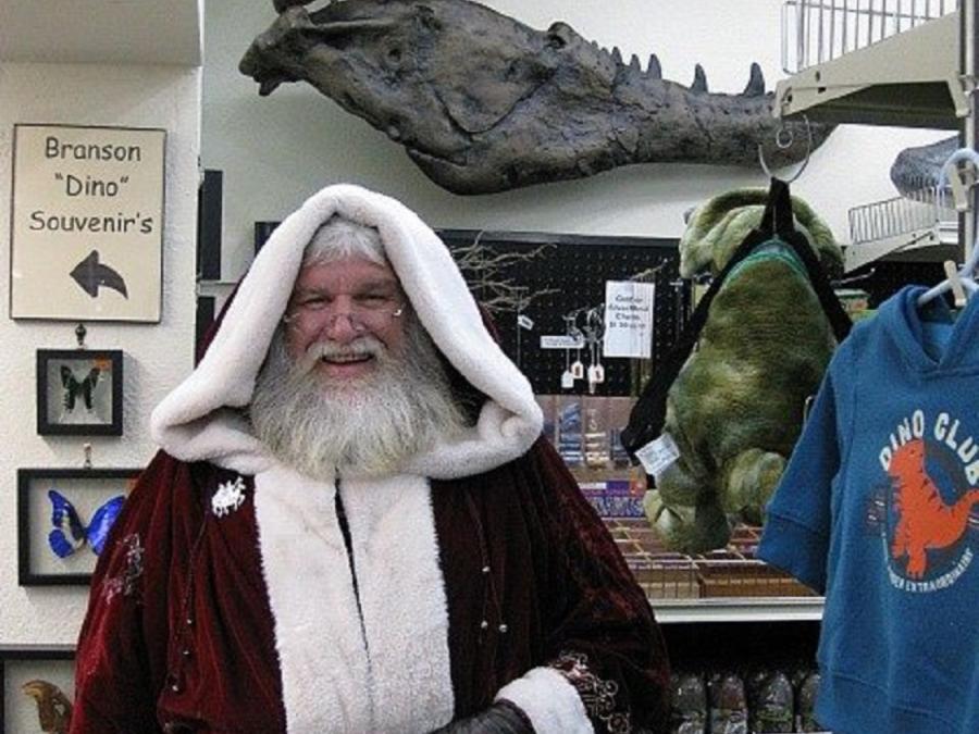 You never know WHO you'll meet at Prehistoric Fossils
