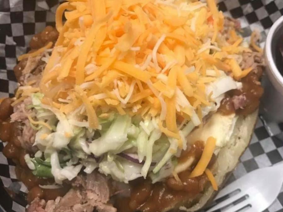 Loaded baked potato