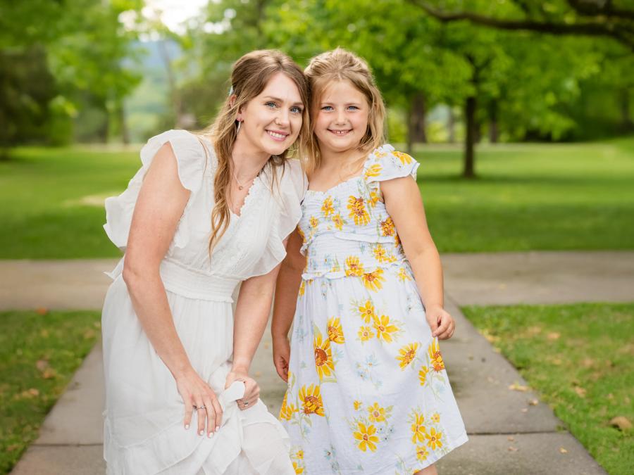 Capturing sweet mother-daughter moments during a beautiful Branson family session
