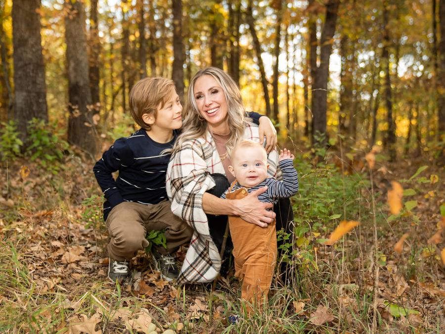 Family Portraits in the Autumn Leaves By Lana Raquel Photography