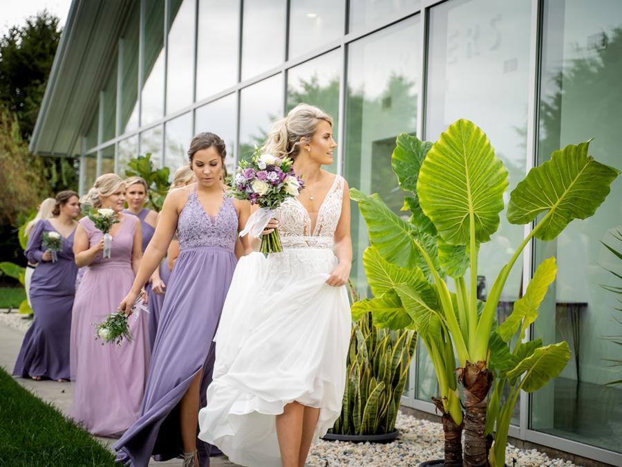 Bridal Party Photographed at Branson Wedding
