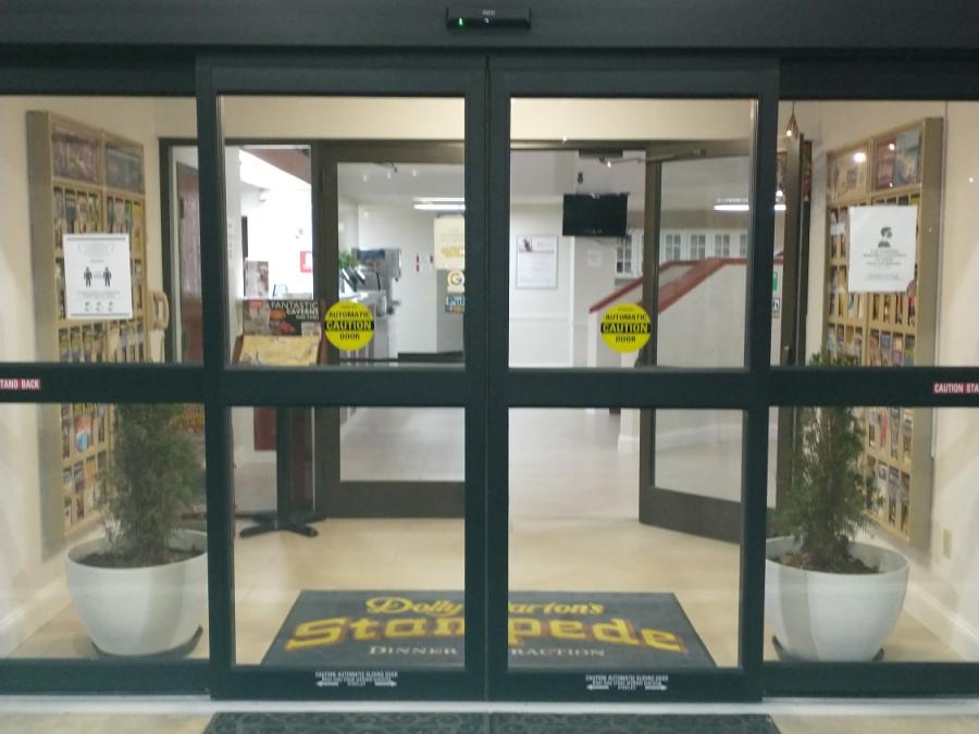 Automatic doors for easy handicap access