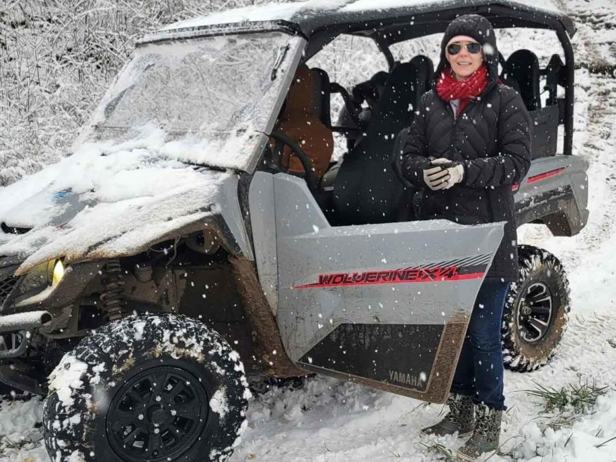 Snow ride we did for a group from Florida