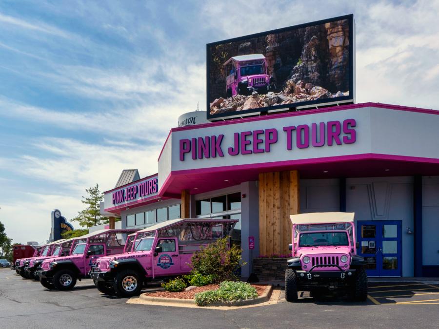 Pink Jeep Tours JEEPOT on Hwy 76