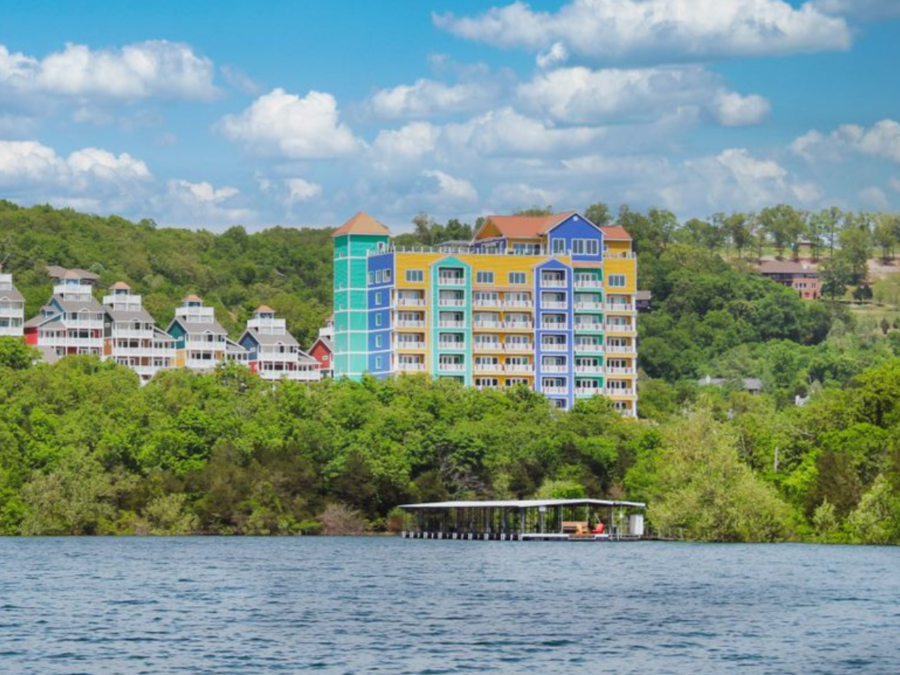The Tower Resort from Table Rock Lake