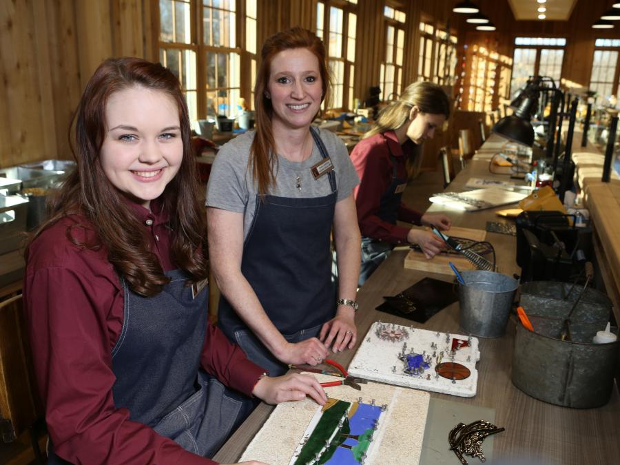Stained Glass and Candles Shop at College of the Ozarks Explore Branson