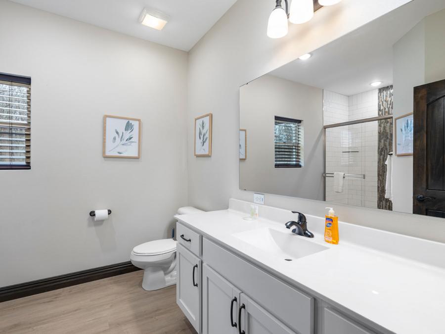 Each bedroom has its own bathroom