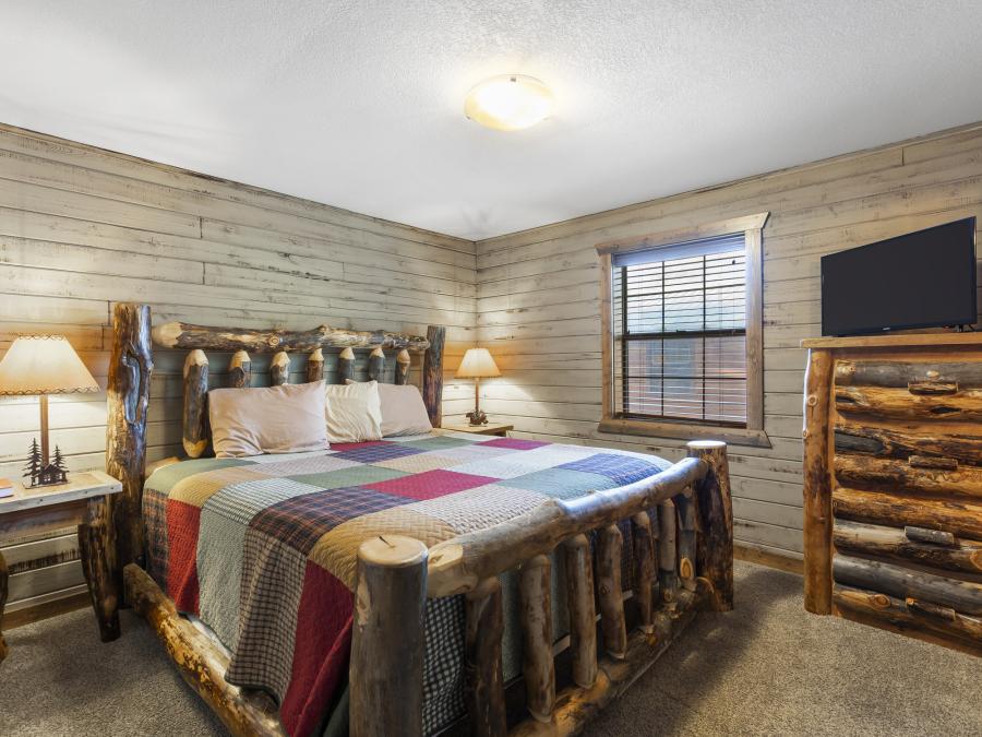 King Bed in Master Bedroom