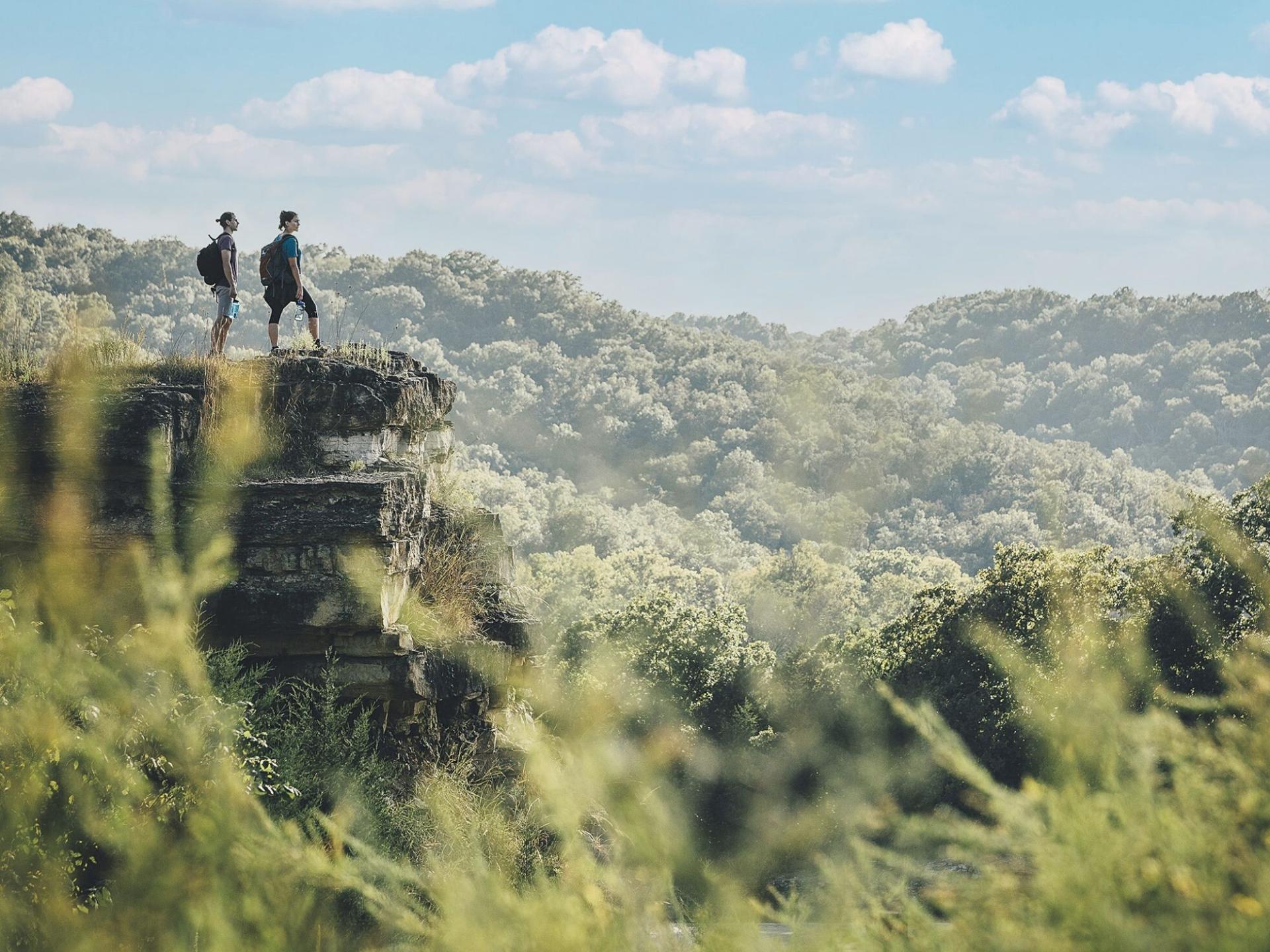 hikers in branson