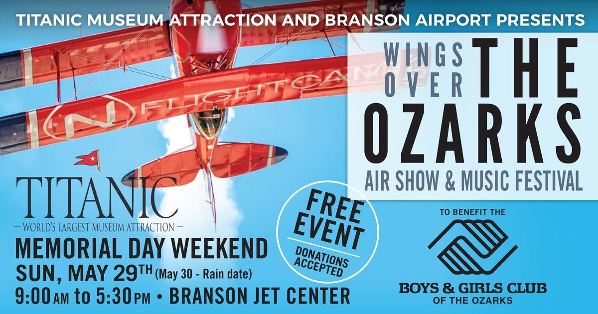 wings over the ozarks event flyer