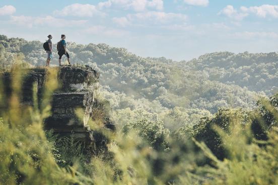 hikers in branson