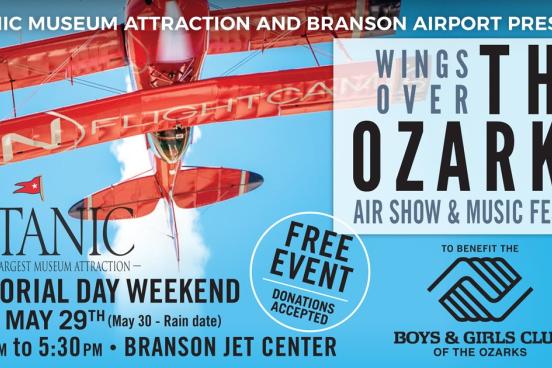 wings over the ozarks event flyer