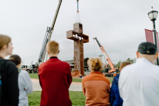 the empty cross at college of the ozarks