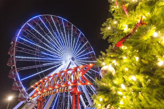 Branson Ferris Wheel at Christmas 