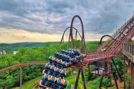 Wildfire roller coaster at Silver Dollar City