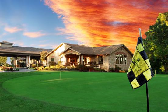 Scenic golf course in Branson.