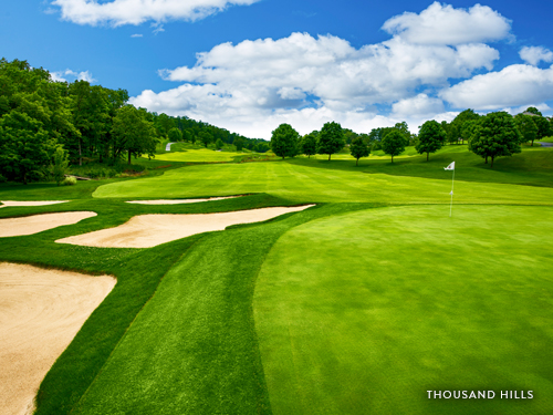 Scenic golf course in Branson.