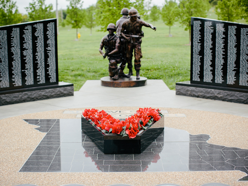 Vietnam Veterans Memorial at College of the Ozarks