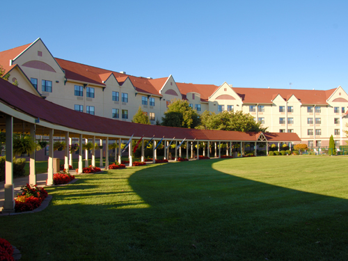 Courtyard at Welk Resorts in Branson.